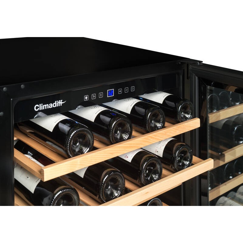 Vinoteca de servicio empotrable CBU51S2B 51 botellas - Climadiff