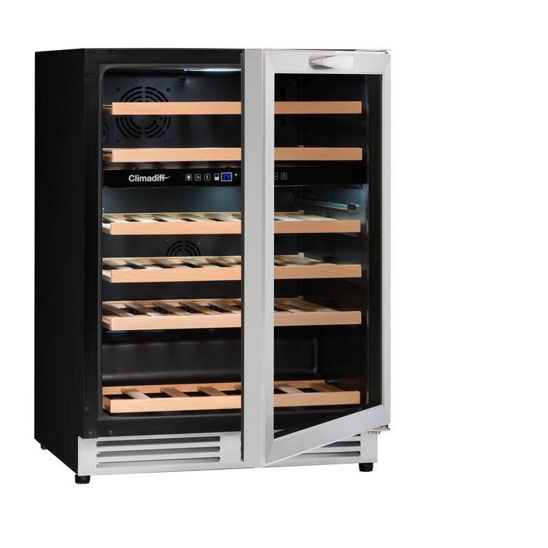 Vinoteca de servicio de doble zona CBU51D1X 51 botellas - Climadiff