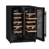 CBU40D1B Vinoteca empotrable de 40 botellas de doble zona - Climadiff