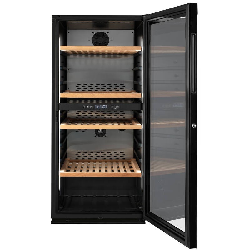 Cave de vieillissement double zone MILLESIME140DB - 138 bouteilles - Climadiff